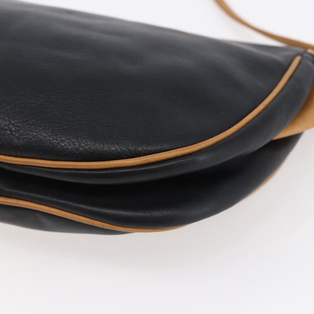 Celine Flap Shoulder Bag Leather Black Leather Shoulder Bag Bag
