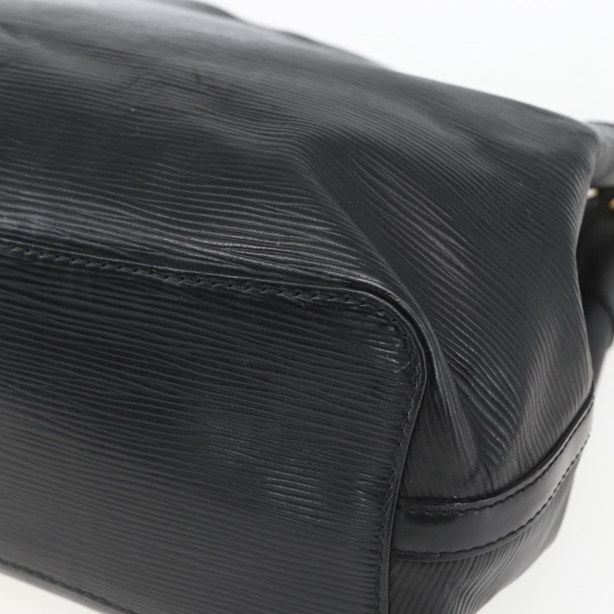 Louis Vuitton Mandara Handbag Epi Leather Black Leather Tote Bag