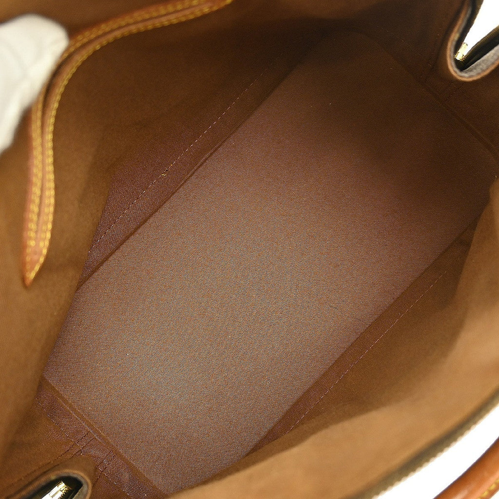 Louis Vuitton Alma Handbag Monogram Canvas Brown Canvas Handbag