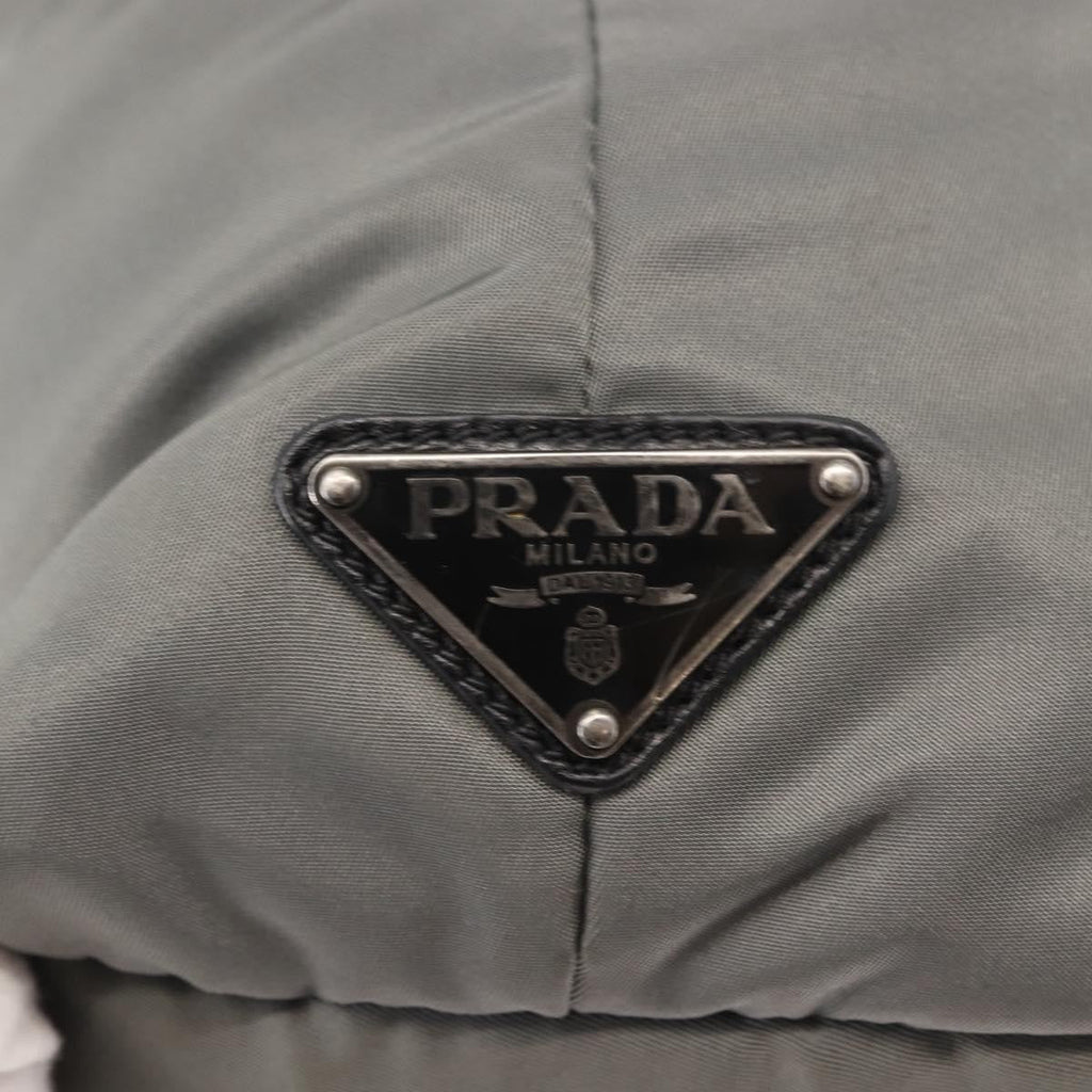Prada Convertible Double Tote Tessuto Black Nylon Handbag