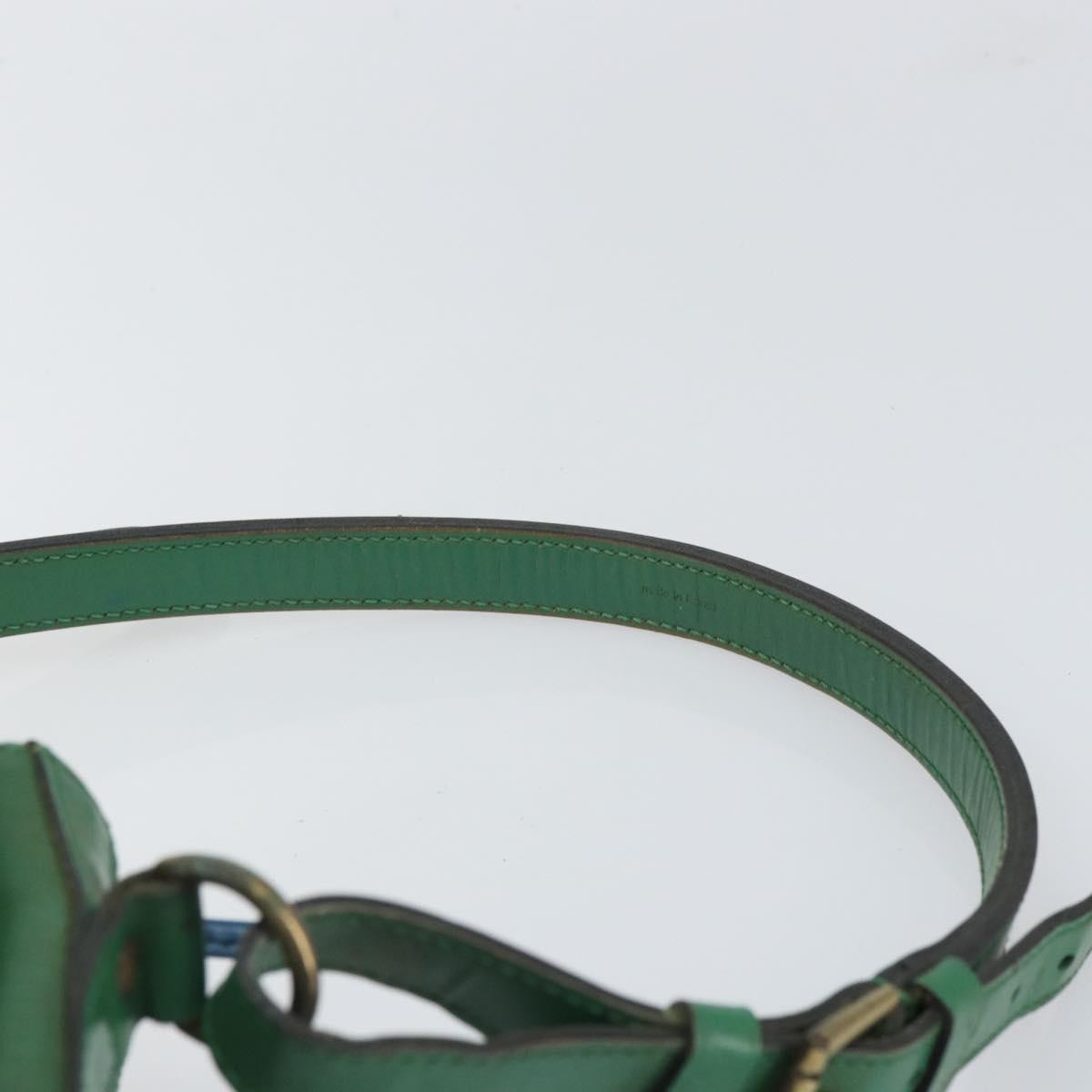 Louis Vuitton Petit Noe Handbag Epi Leather Green Leather Shoulder Bag