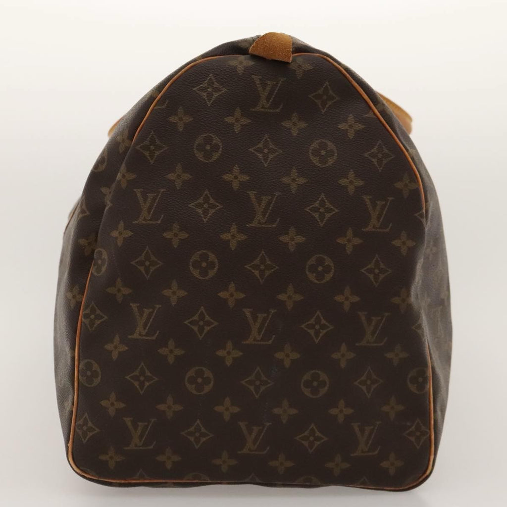 Louis Vuitton Keepall Bag Monogram Canvas Brown Canvas Travel Bag