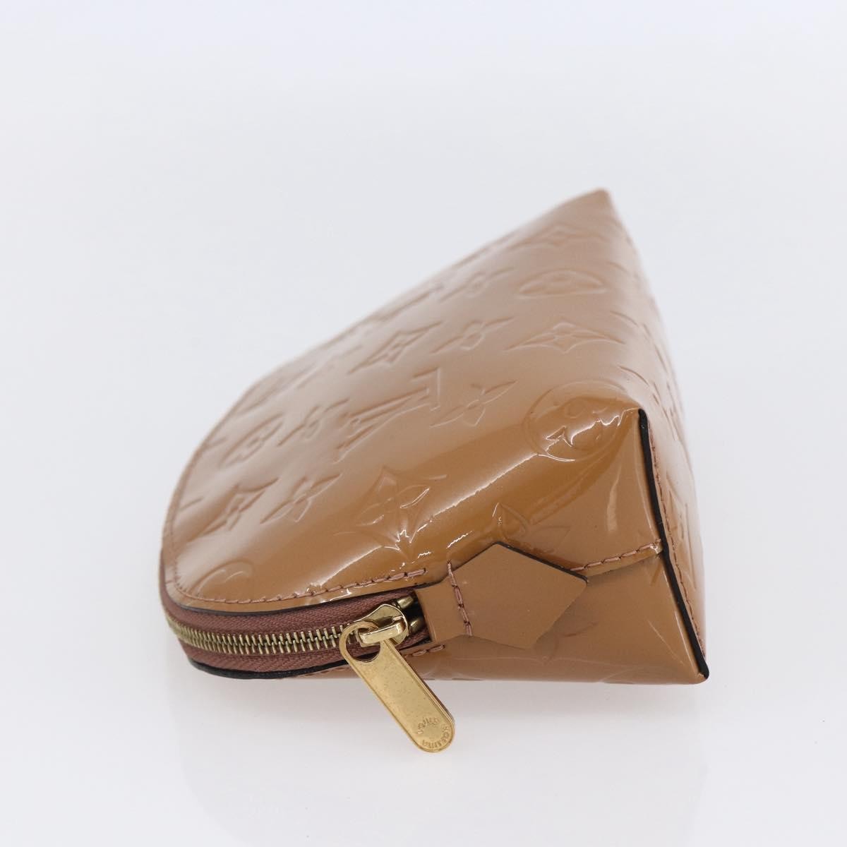 Louis Vuitton Cosmetic Pouch Monogram Vernis Brown Patent_Leather Clutche & Pouche Bag