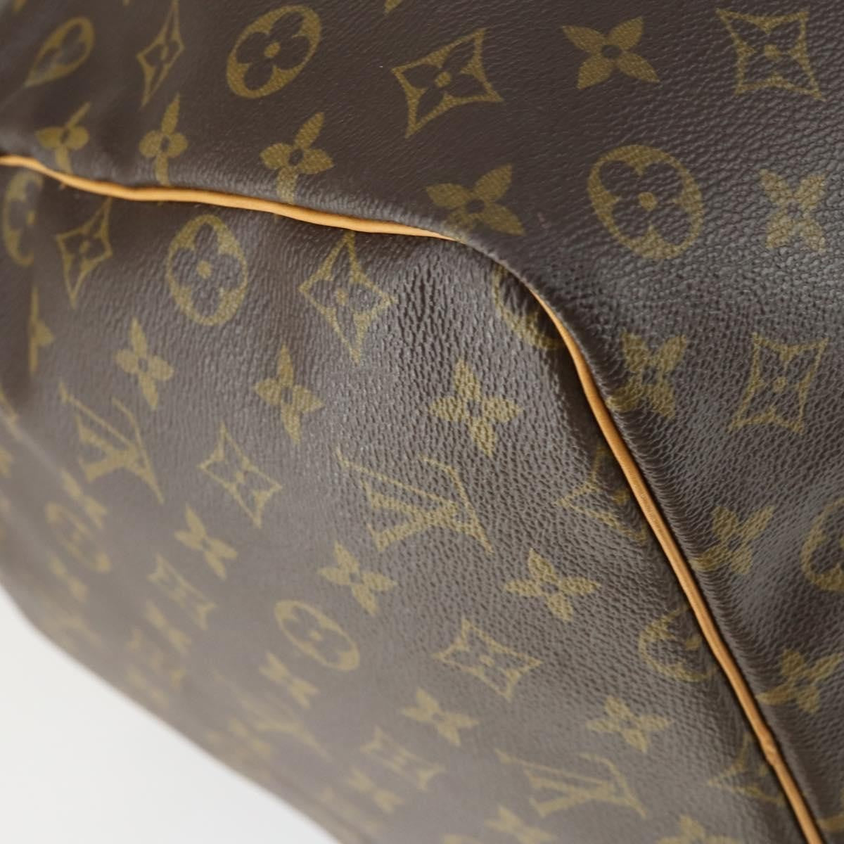 Louis Vuitton Keepall Bag Monogram Canvas Brown Canvas Travel Bag