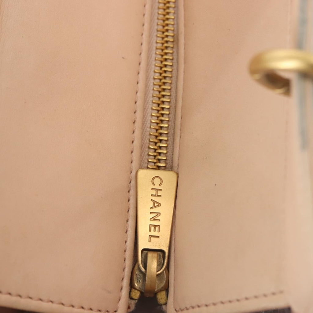 Chanel Petite Timeless Tote Quilted Calfskin Beige Leather Bag