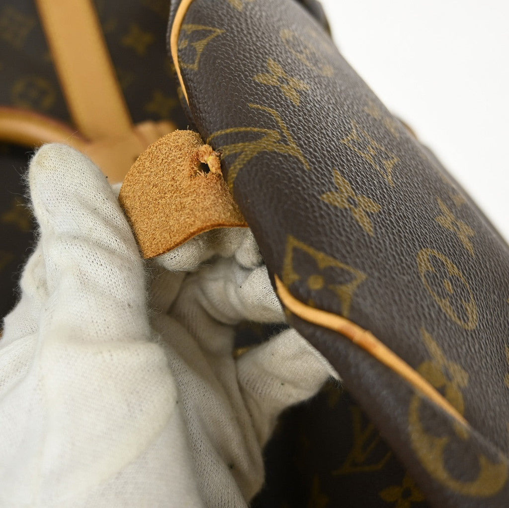 Louis Vuitton Keepall Bag Monogram Canvas Brown Canvas Travel Bag