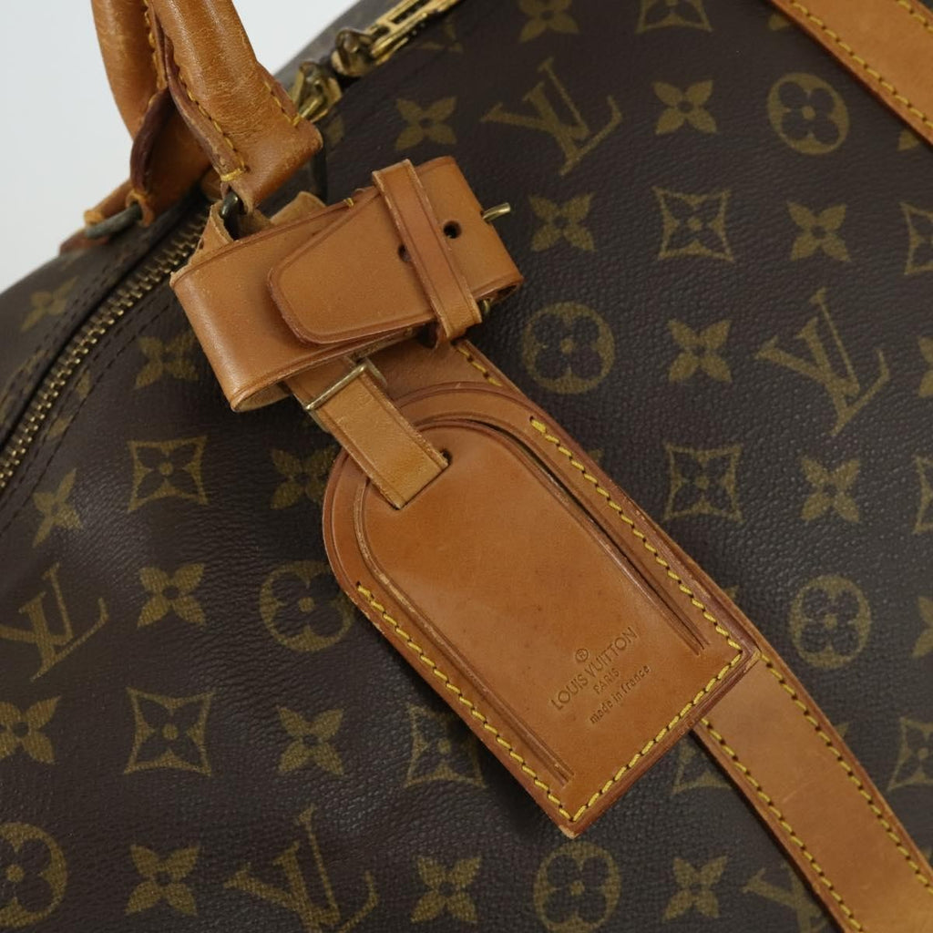 Louis Vuitton Keepall Bag Monogram Canvas Brown Canvas Travel Bag