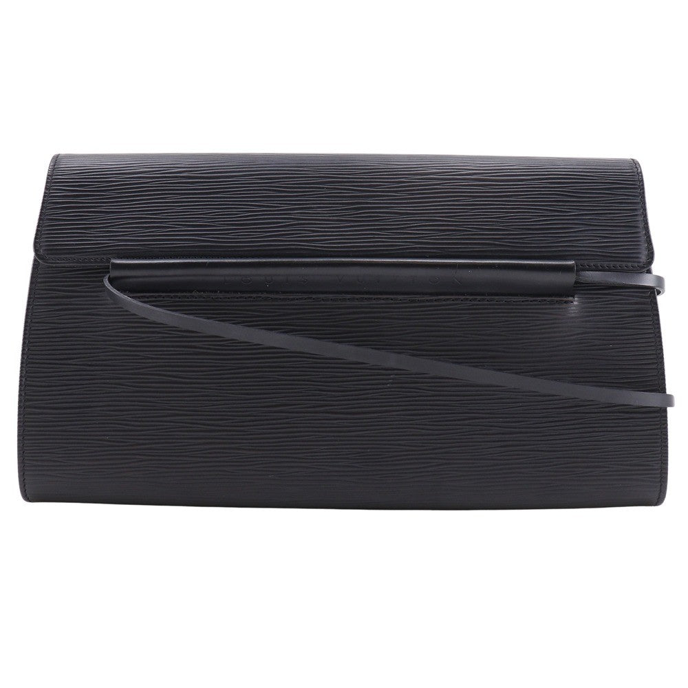 Louis Vuitton Dinard Handbag Epi Leather Black Leather Shoulder Bag