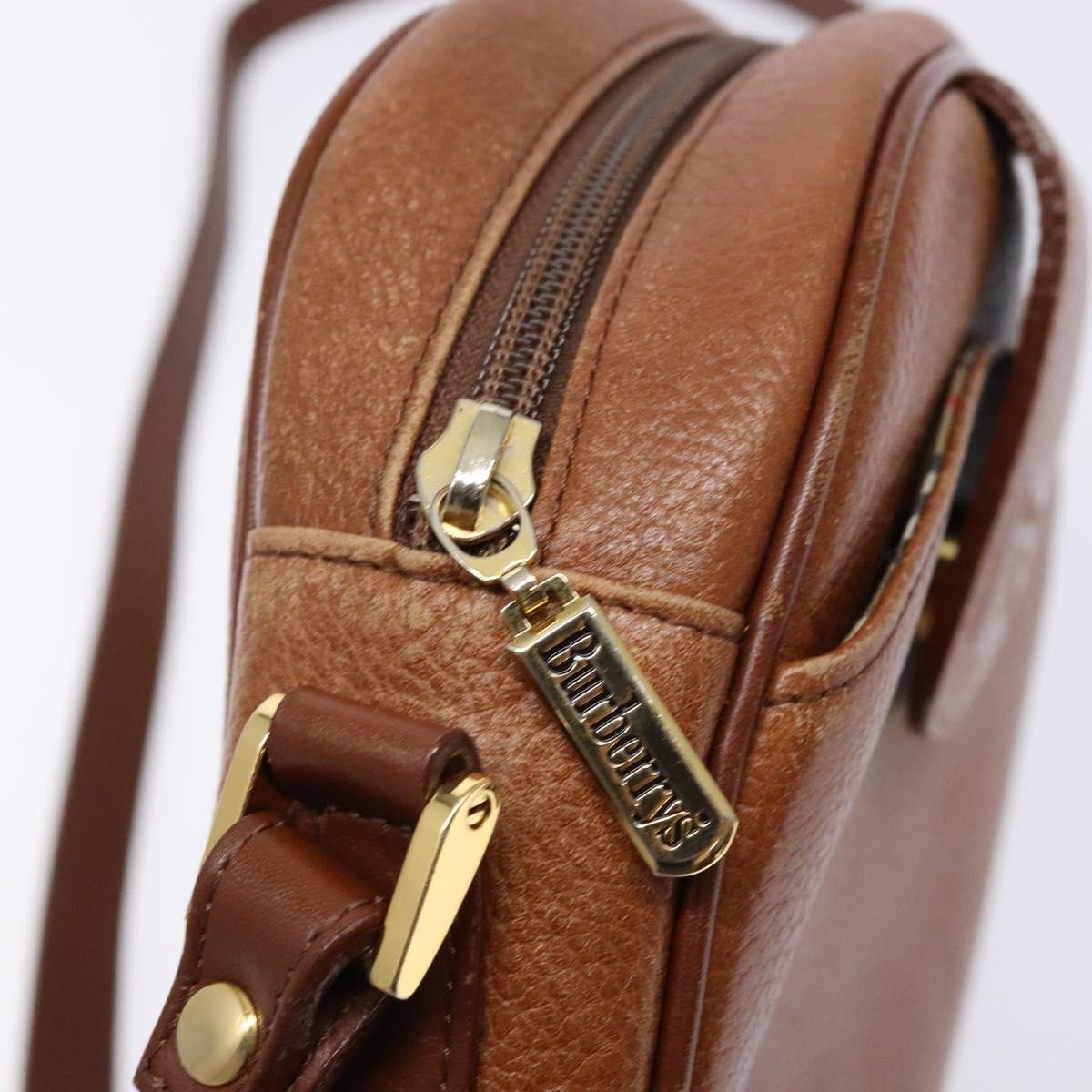 Burberry Shoulder Bag Leather Brown Leather Shoulder Bag