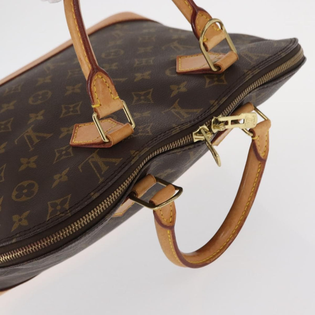 Louis Vuitton Alma Handbag Monogram Canvas Brown Canvas Handbag