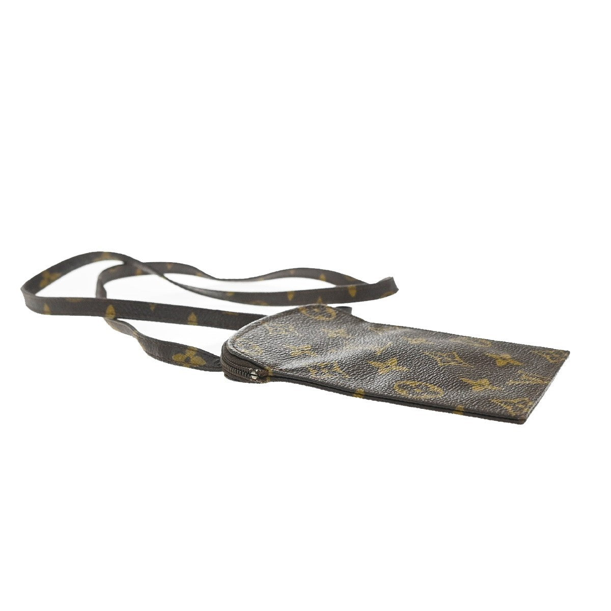 Louis Vuitton Pochette Secret Monogram Canvas Brown Canvas Clutche & Pouche Bag