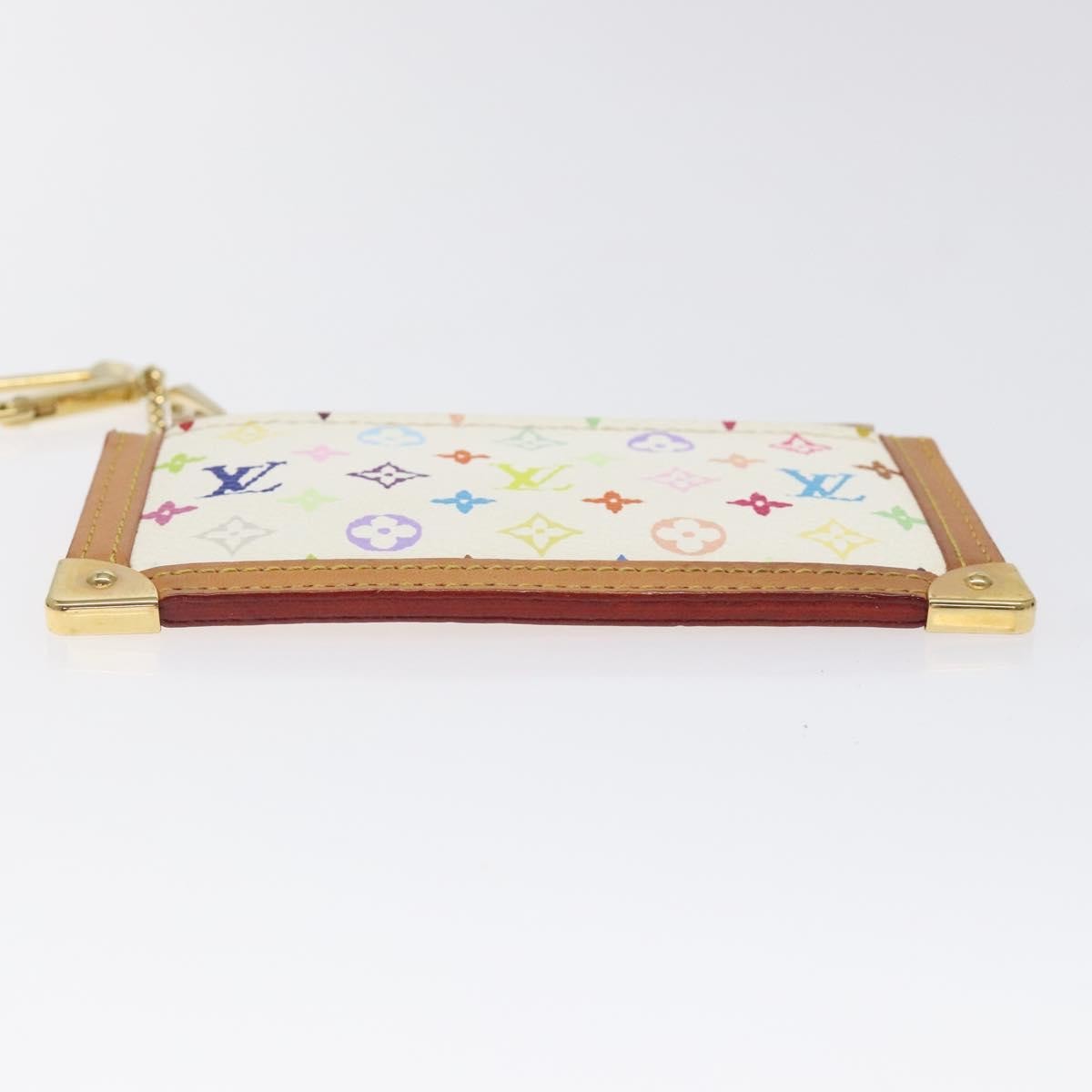 Louis Vuitton Pochette Clés Monogram Canvas Multicolour Canvas Wallets Accessory