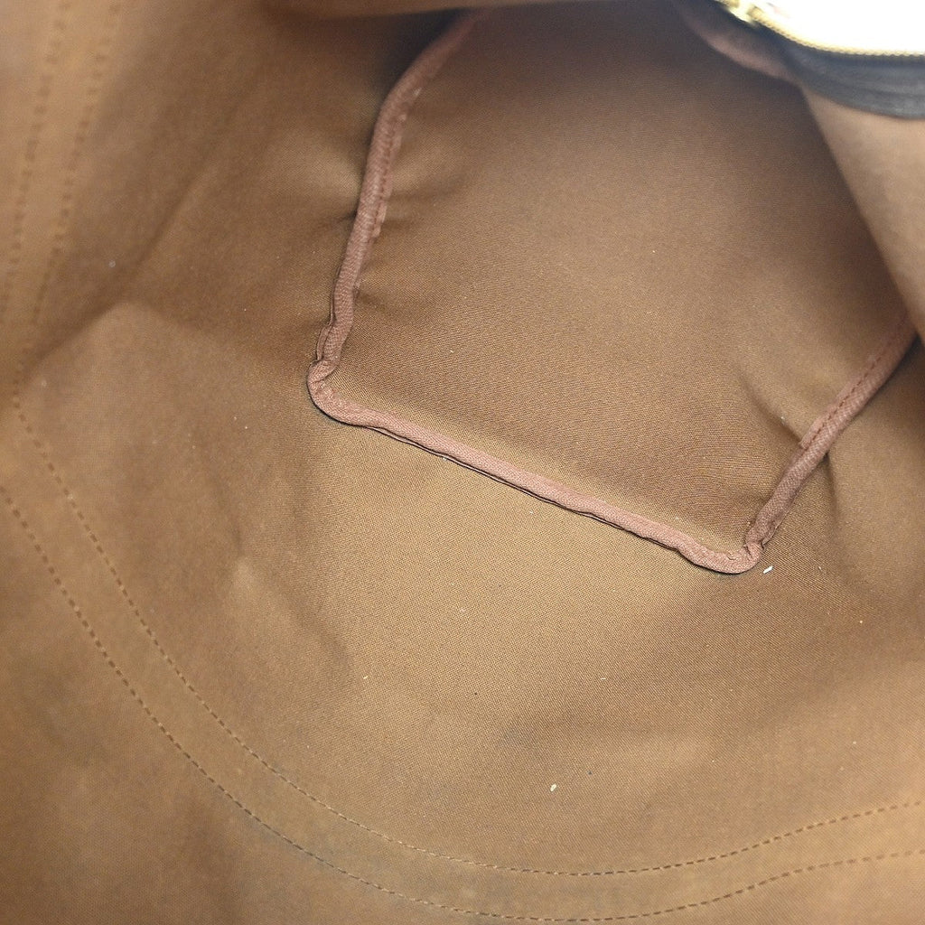 Louis Vuitton Keepall Bag Monogram Canvas Brown Canvas Travel Bag