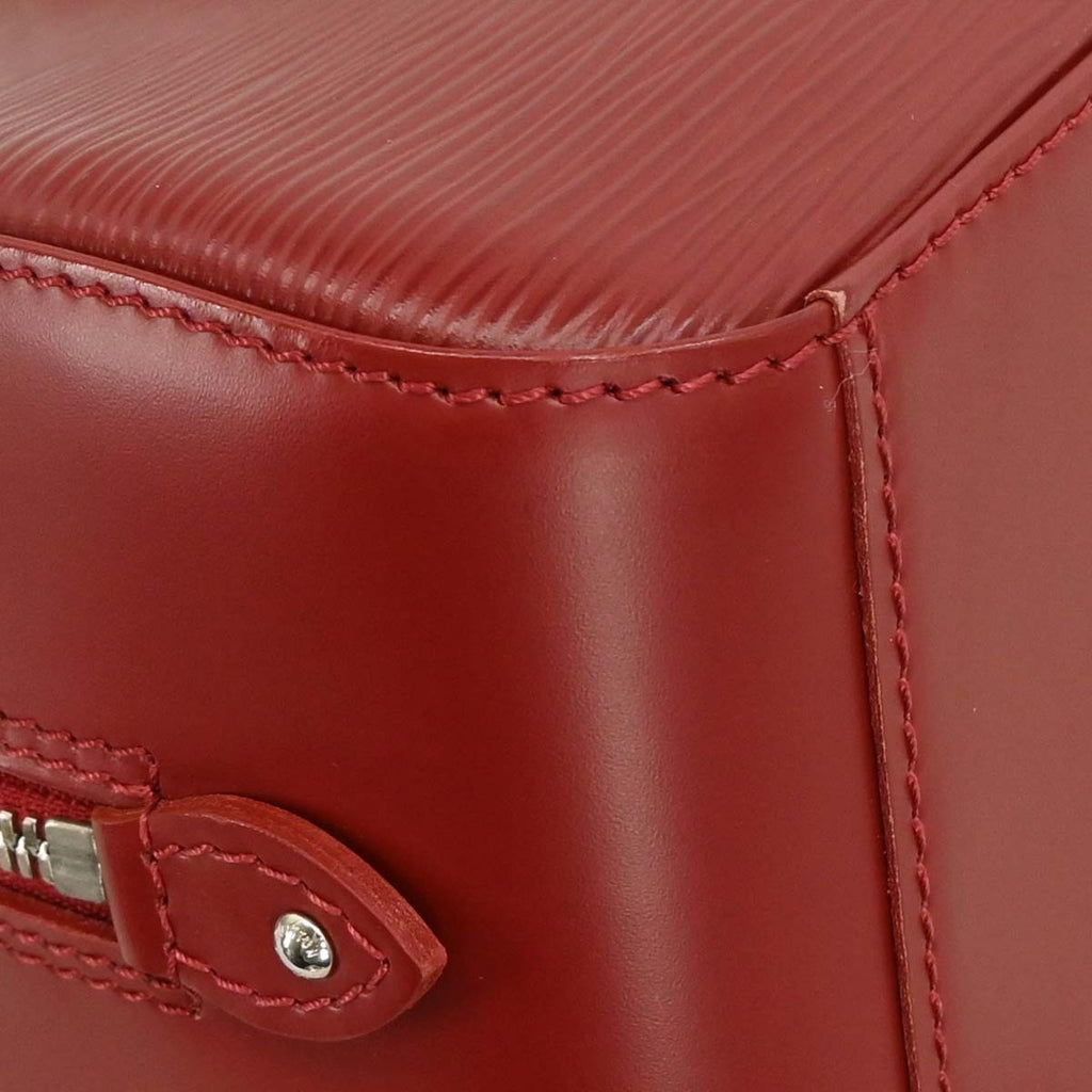 Louis Vuitton Jasmin Bag Epi Leather Red Leather Handbag