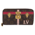 Louis Vuitton Zippy Wallet Canvas Brown Canvas Wallets Accessory