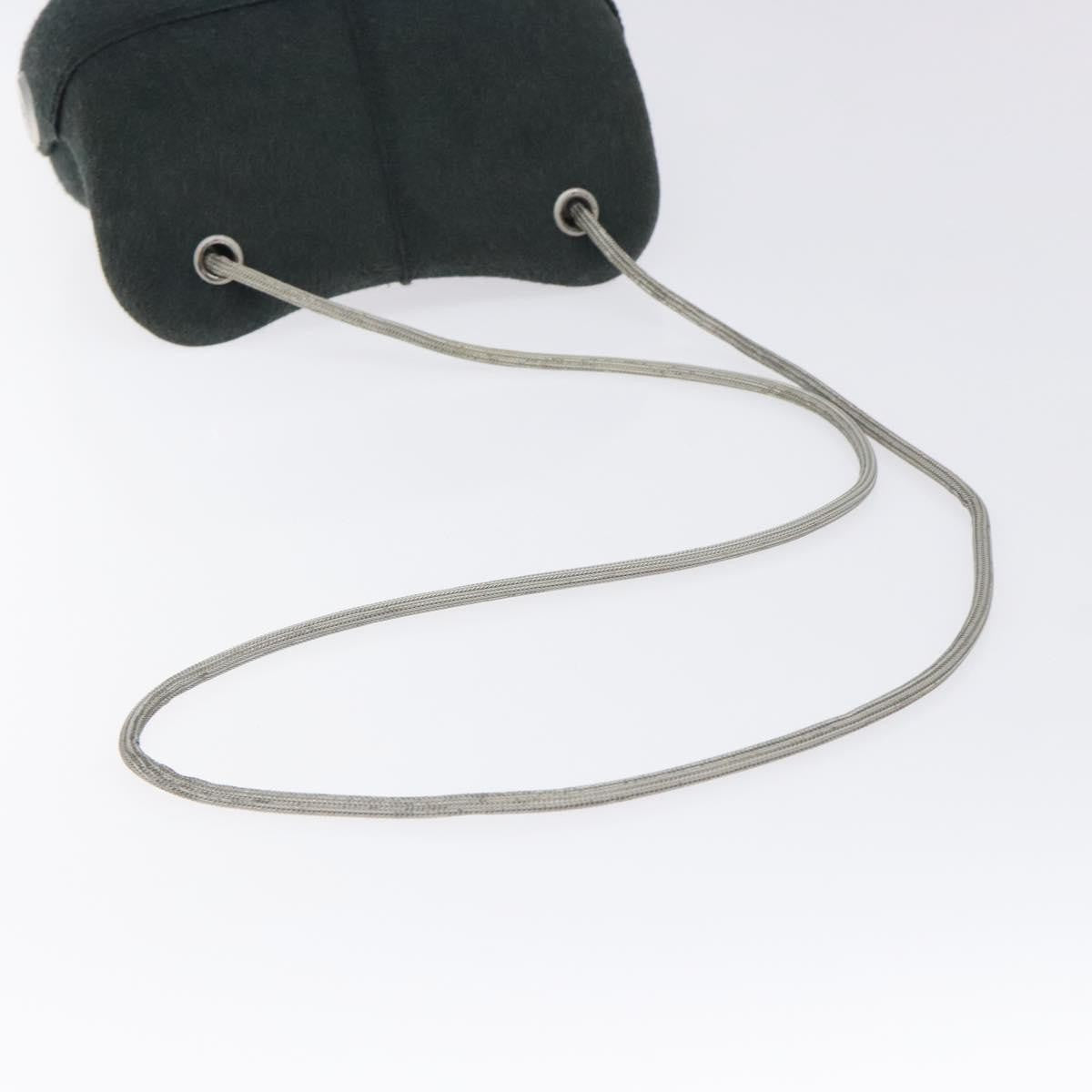Chanel Millennium Shoulder Bag Felt Gray Synthetic Shoulder Bag Bag