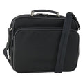 Prada Convertible Front Pocket Briefcase Tessuto With Saffiano Leather Black Nylon Briefcase Bag