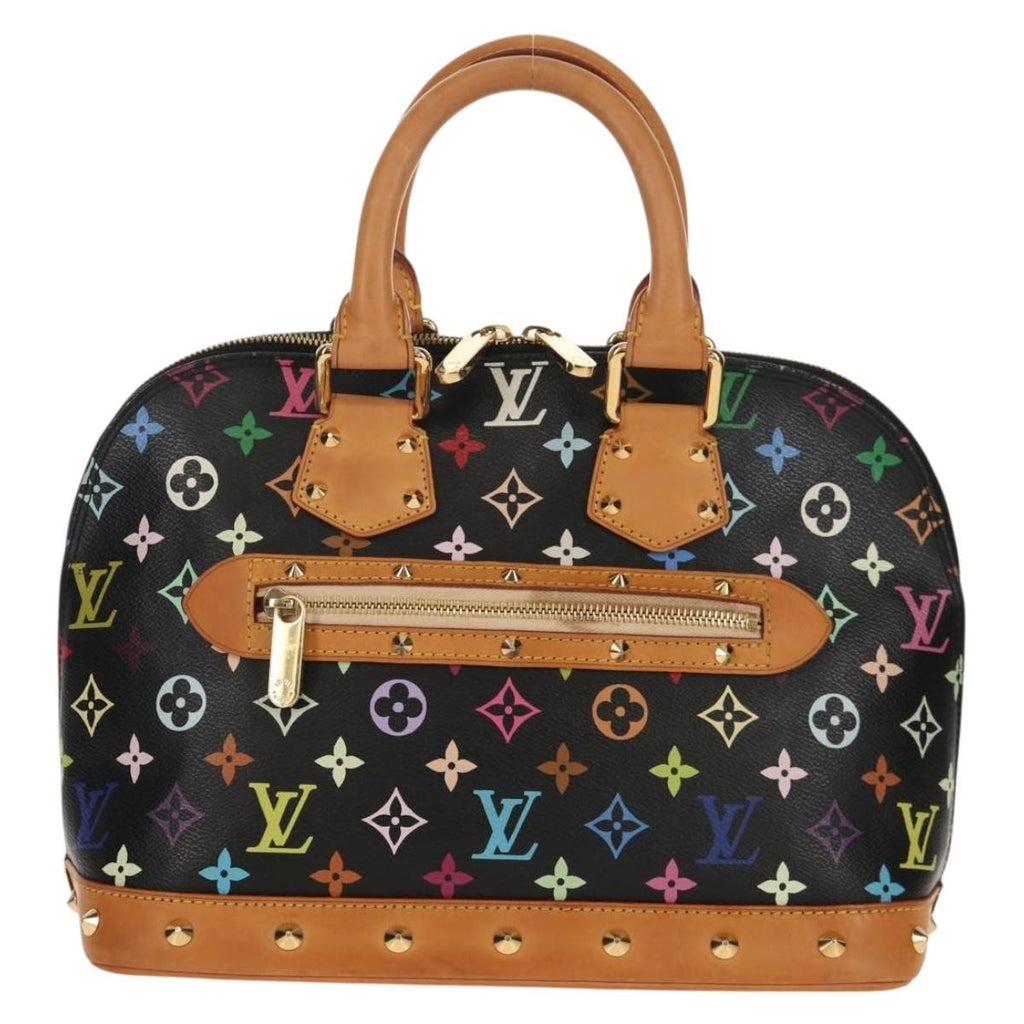 Louis Vuitton Alma Handbag Monogram Multicolor Multicolour Canvas Handbag