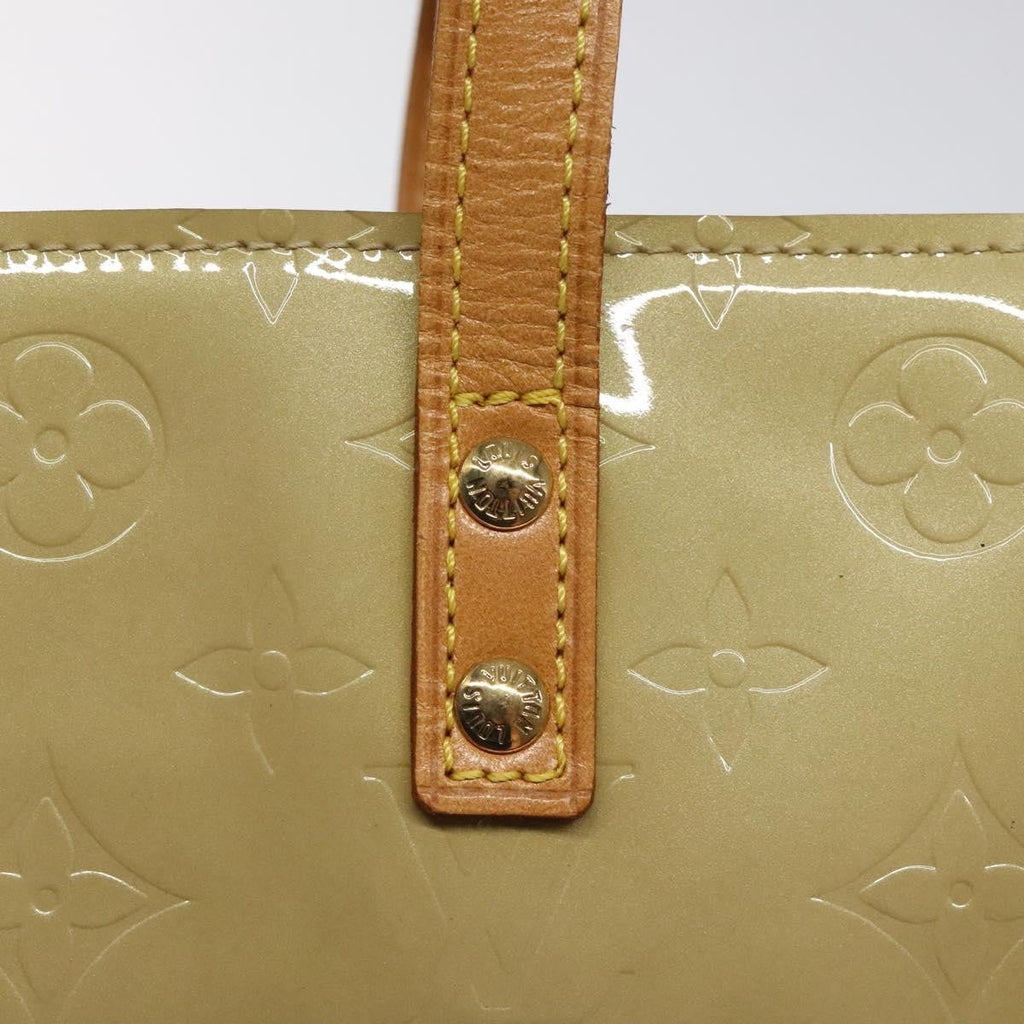 Louis Vuitton Reade Handbag Monogram Vernis Beige Patent_Leather Bag