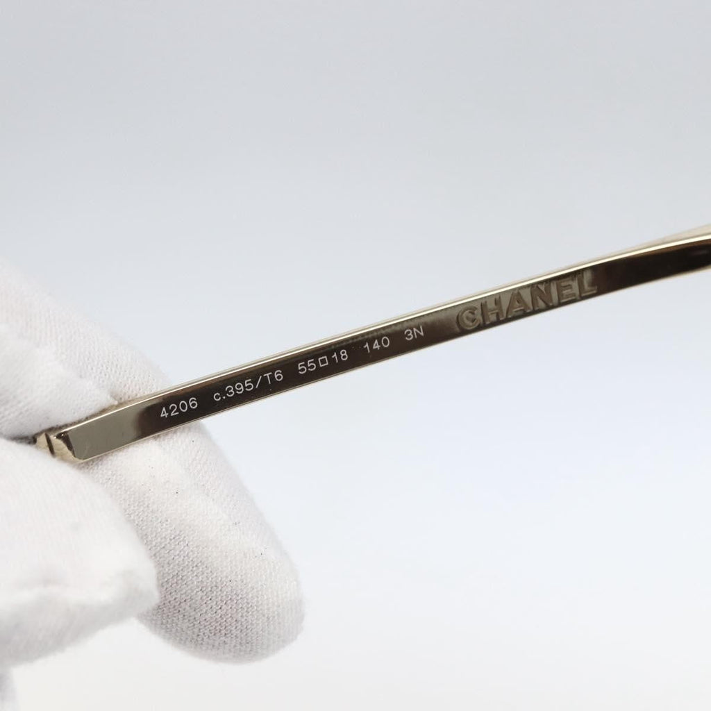 Chanel Logo Cc Sunglasses Metal Gold Metal Sunglasse Accessory