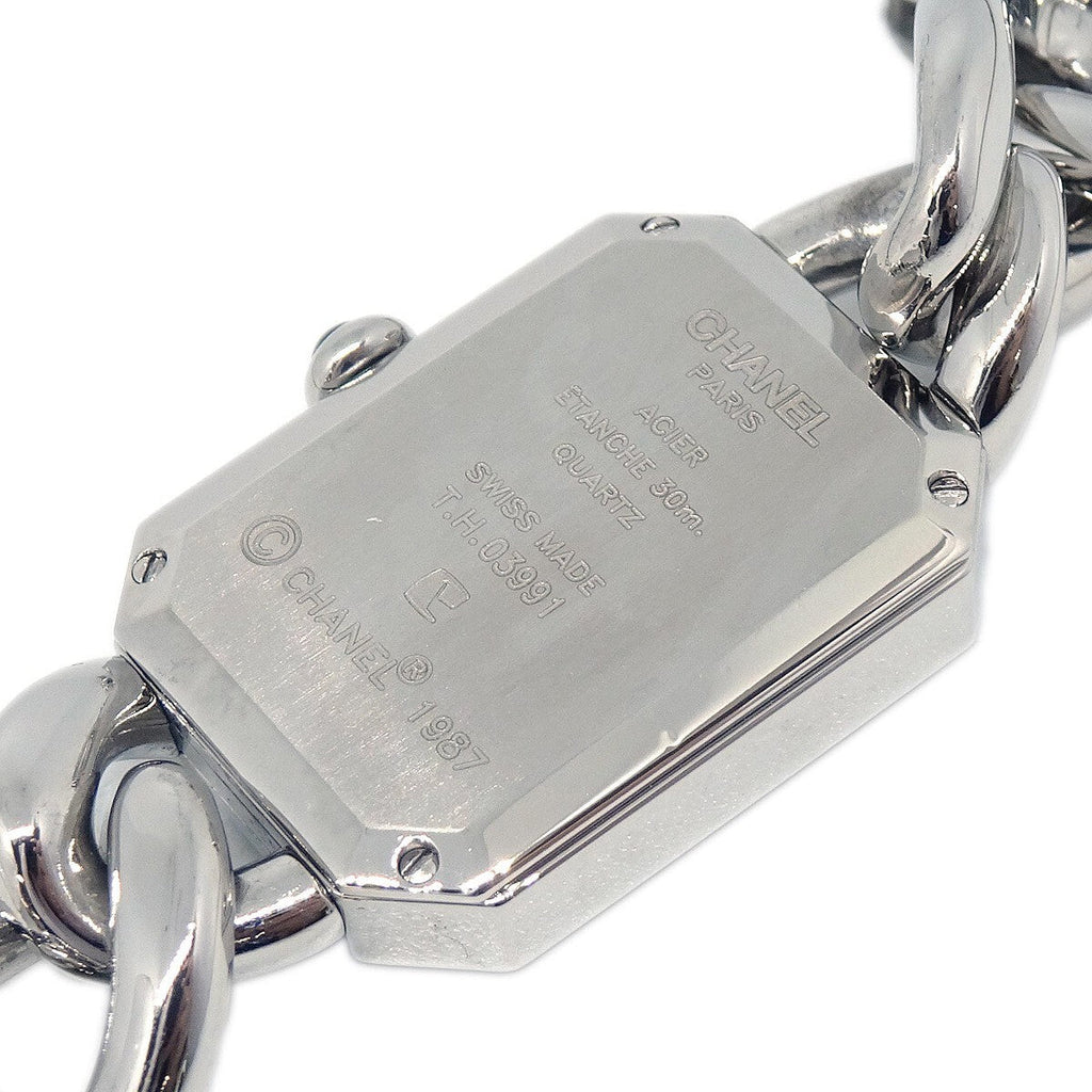 Chanel Premiere Chain Quartz Watch Stainless Steel With Diamond  Bezel Watch