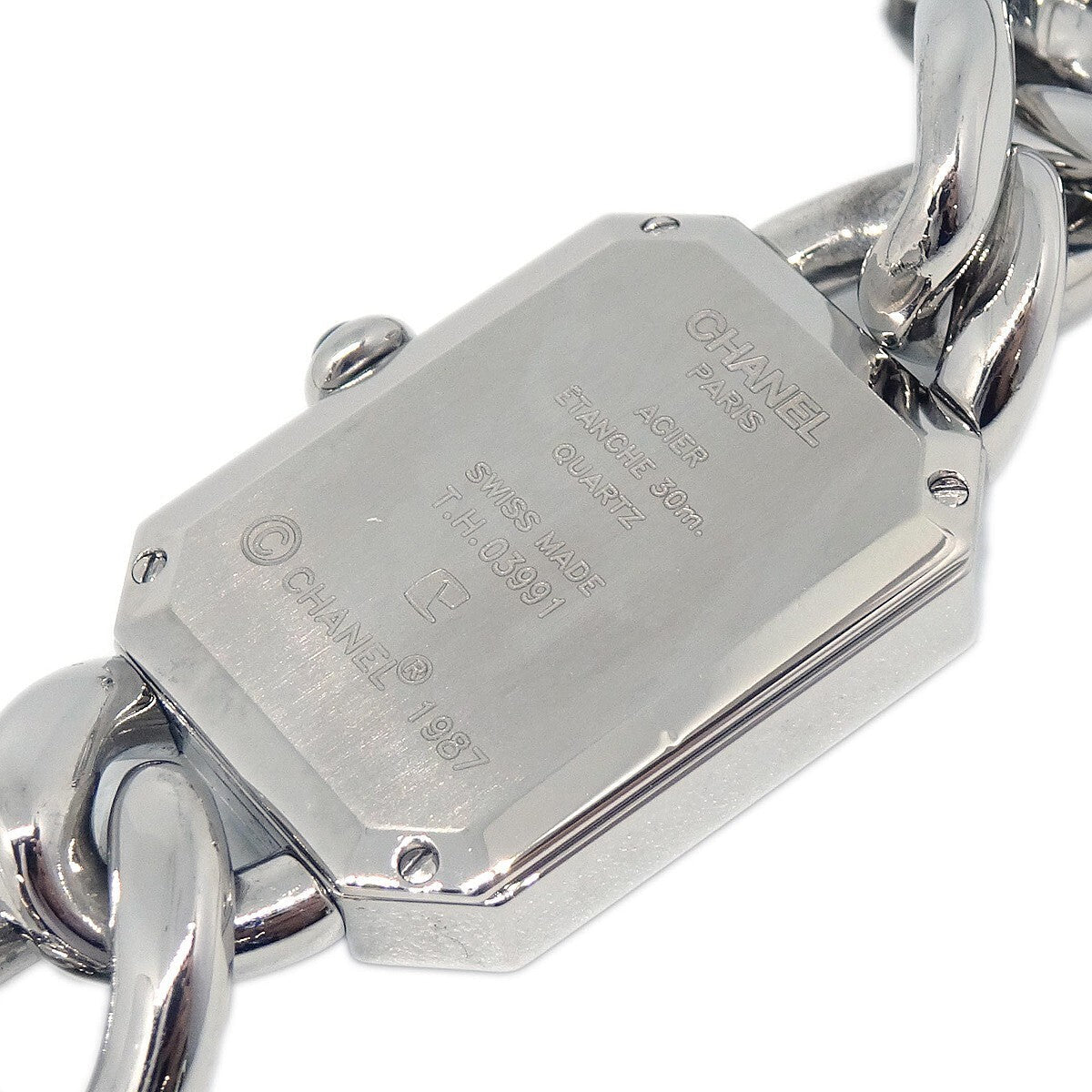 Chanel Premiere Chain Quartz Watch Stainless Steel With Diamond  Bezel Watch