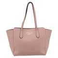 Gucci Swing Tote Leather Pink Leather Tote Bag Bag (Pre-Owned)