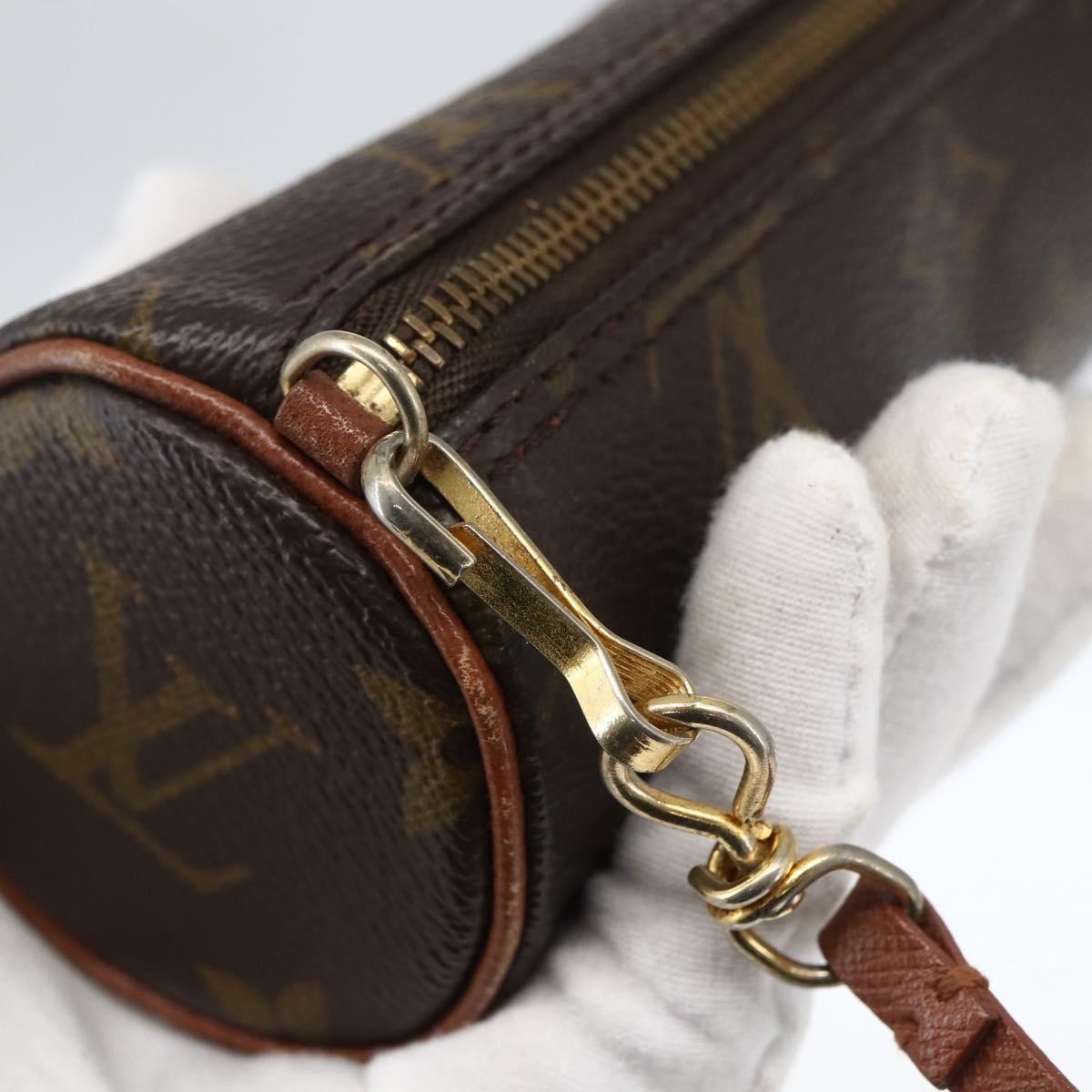 Louis Vuitton Papillon Pochette Monogram Canvas Brown Canvas Clutche & Pouche Bag