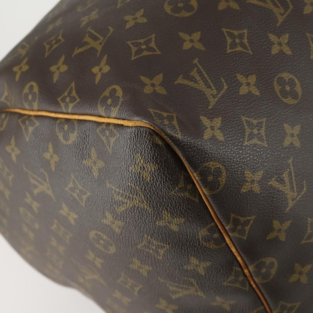Louis Vuitton Keepall Bag Monogram Canvas Brown Canvas Travel Bag
