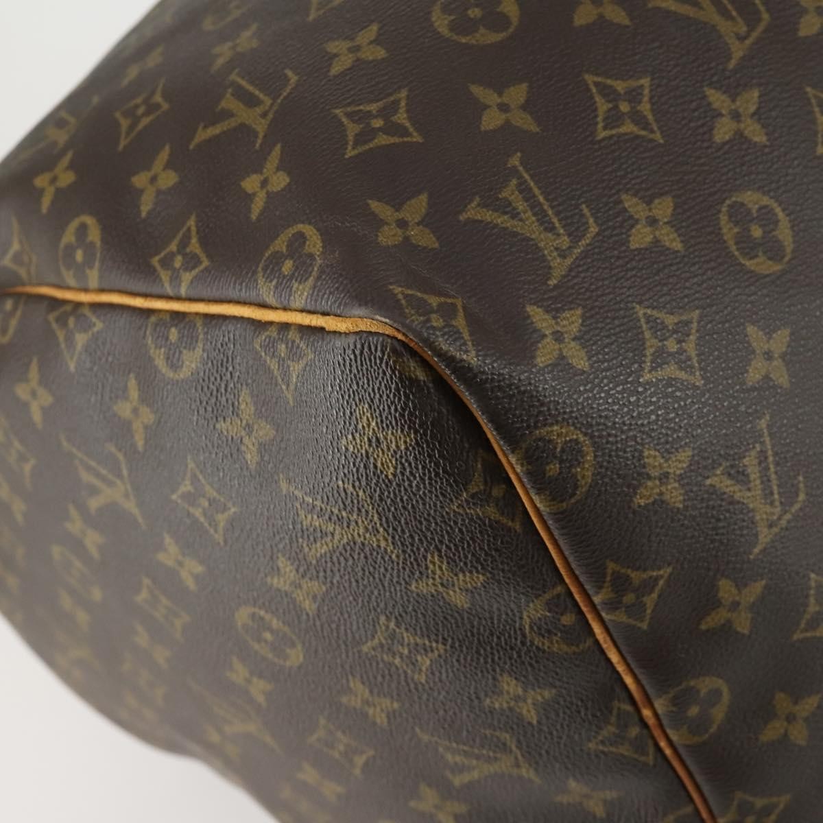 Louis Vuitton Keepall Bag Monogram Canvas Brown Canvas Travel Bag
