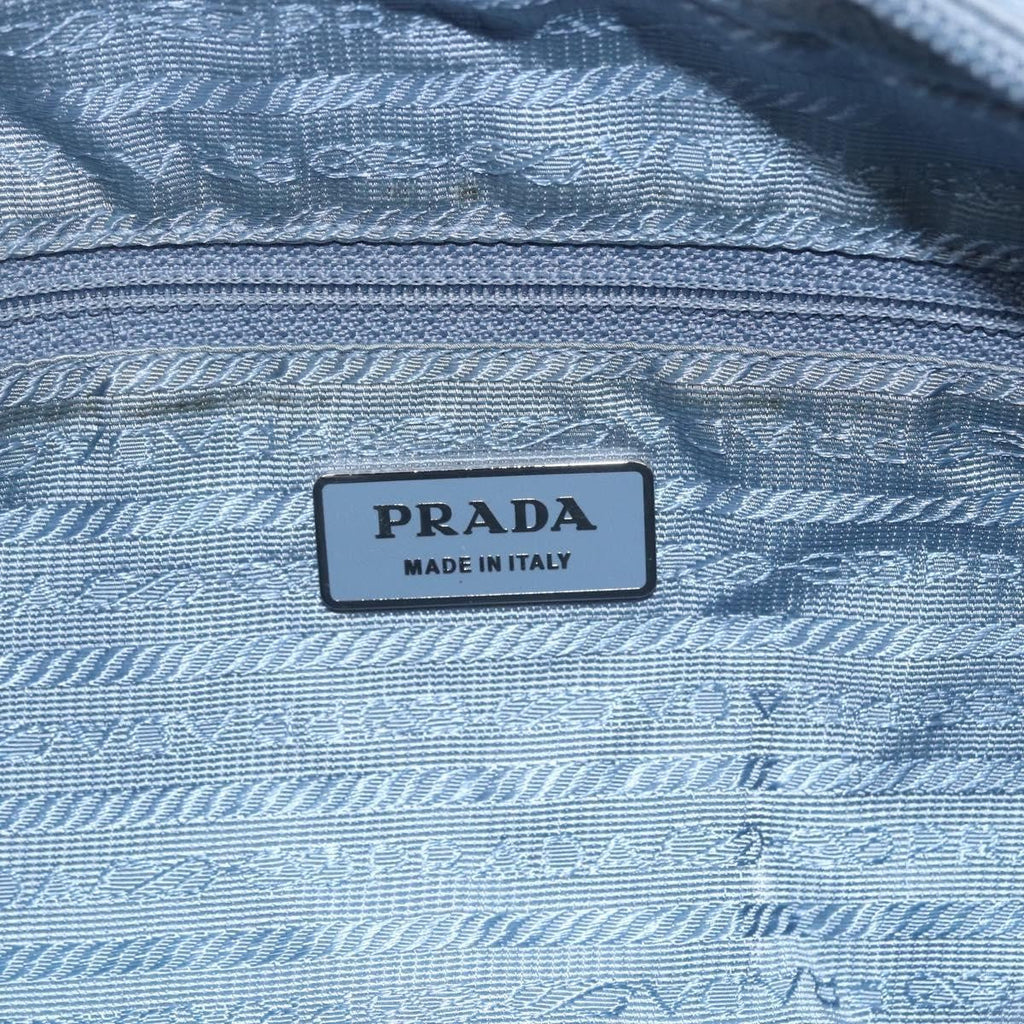 Prada Front Pocket Camera Bag Tessuto Blue Nylon Shoulder Bag Bag