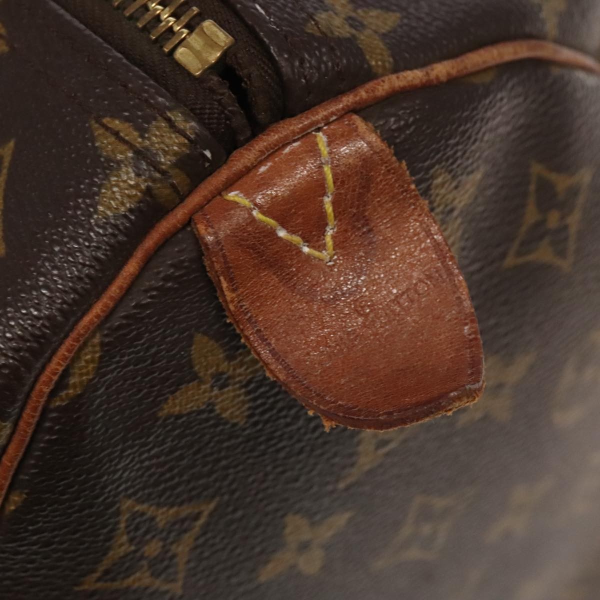 Louis Vuitton Keepall Bag Monogram Canvas Brown Canvas Travel Bag