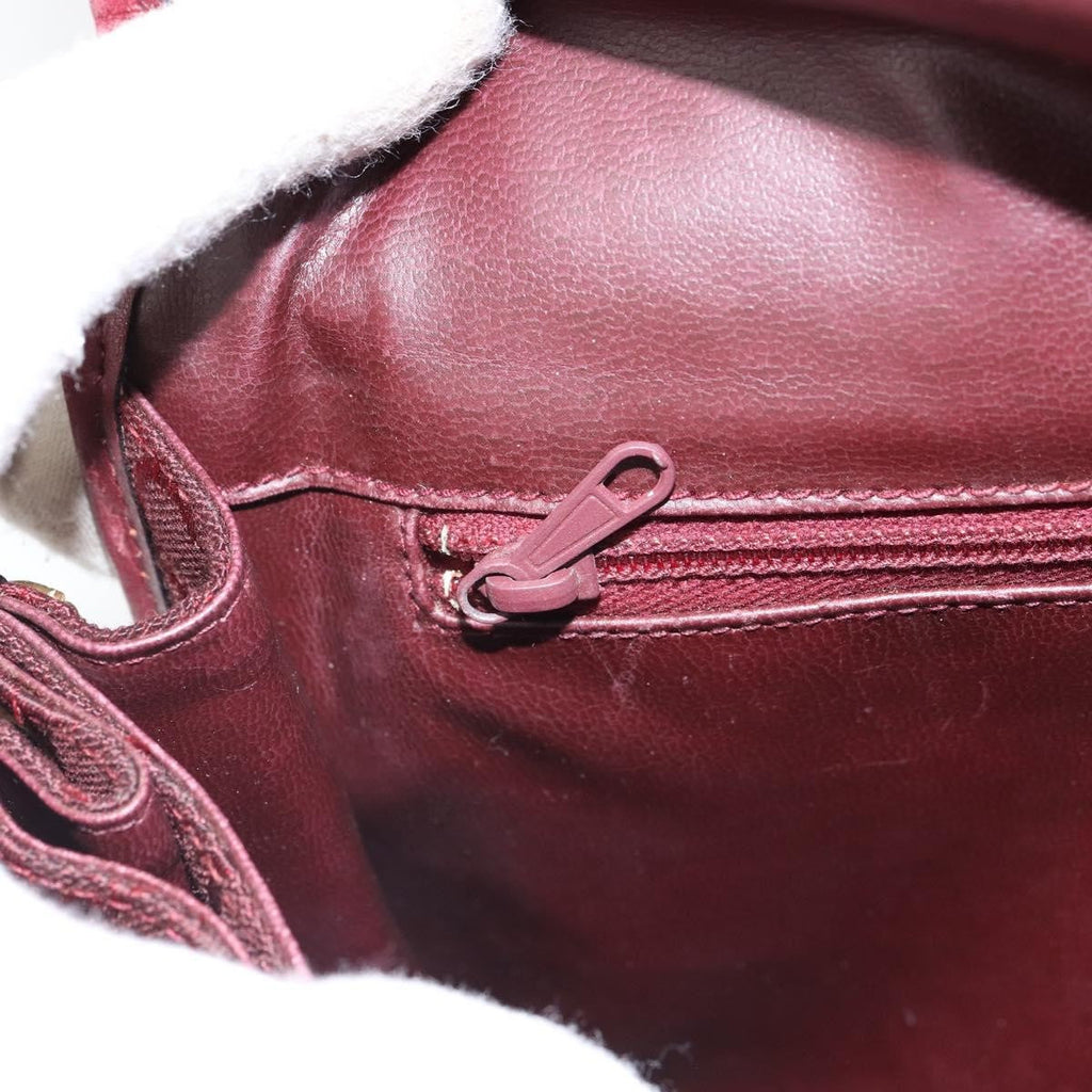 Celine C Sulky Shoulder Bag Canvas Red Canvas Shoulder Bag Bag