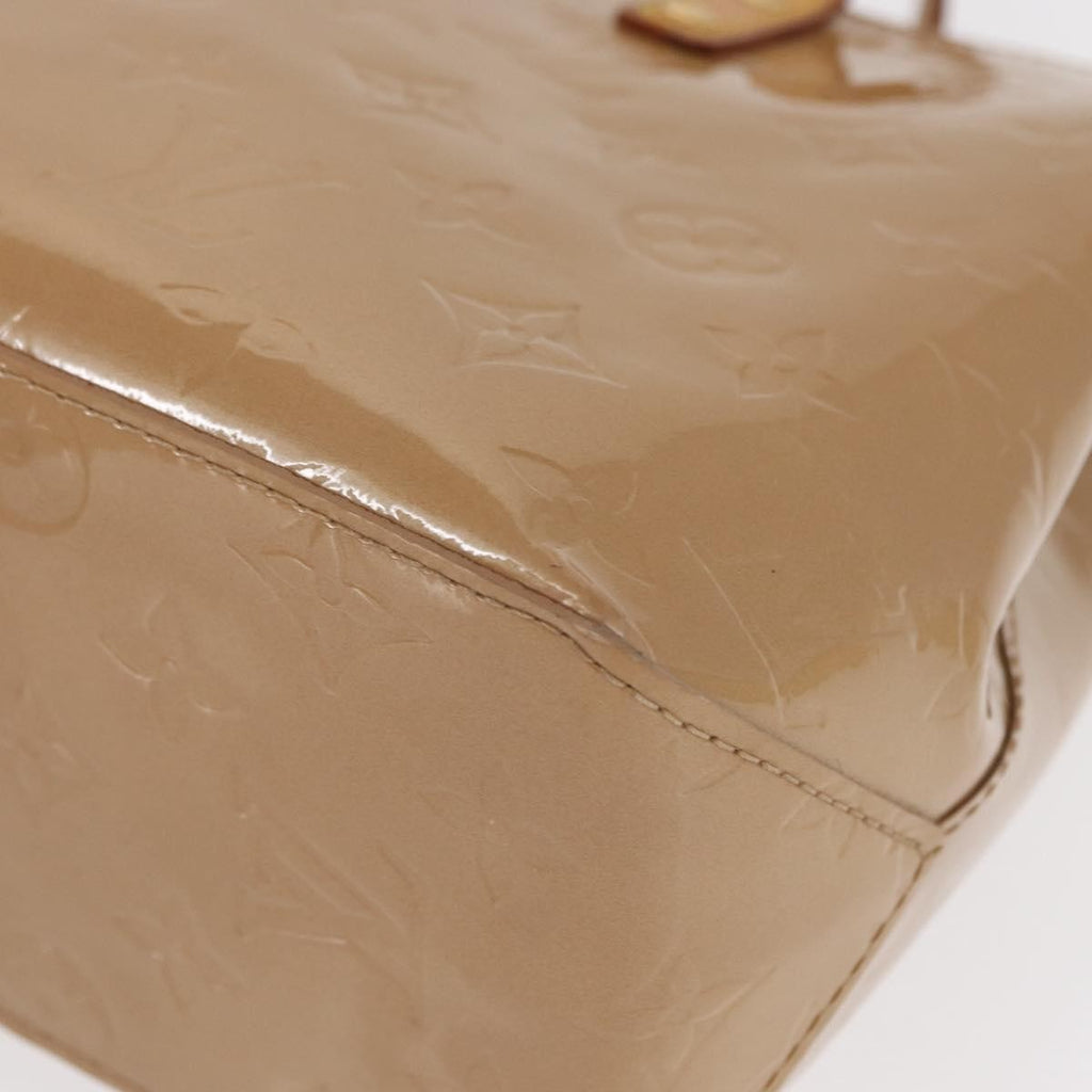 Louis Vuitton Reade Handbag Monogram Vernis Beige Patent_Leather Handbag