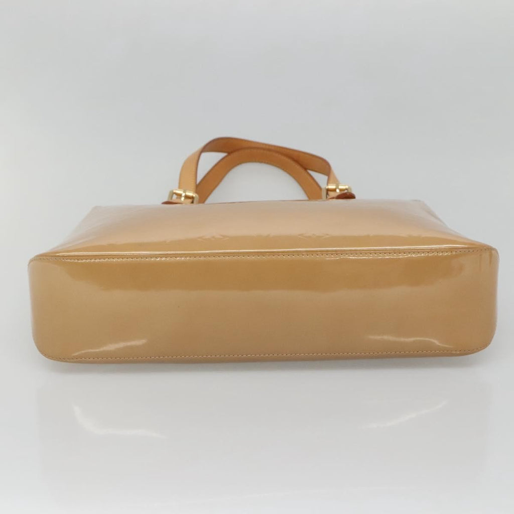 Louis Vuitton Brentwood Handbag Monogram Vernis Brown Patent_Leather Shoulder Bag