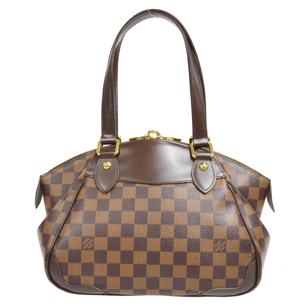 Louis Vuitton Verona Handbag Damier Brown Canvas Shoulder Bag