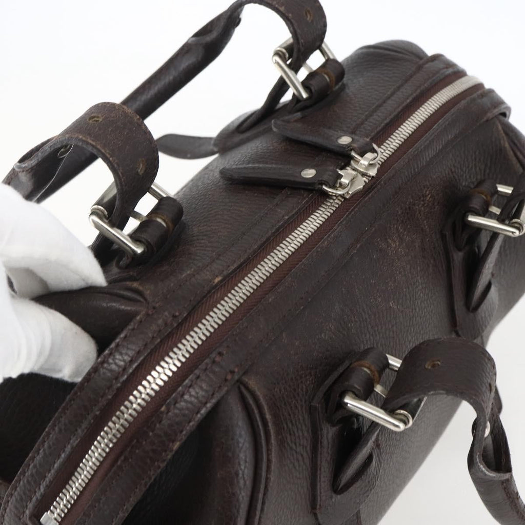 Burberry Vintage Handbag Leather Brown Leather Handbag