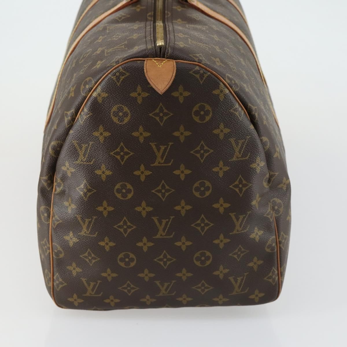 Louis Vuitton Keepall Bag Monogram Canvas Brown Canvas Travel Bag