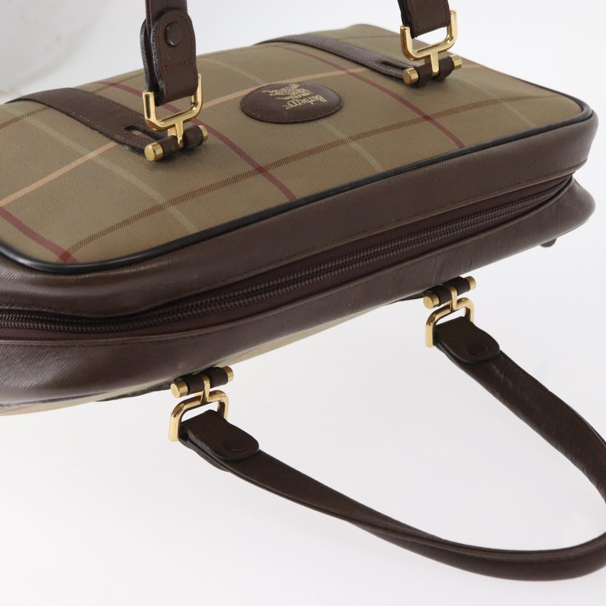 Burberry Nova Handbag Canvas Beige Canvas Handbag