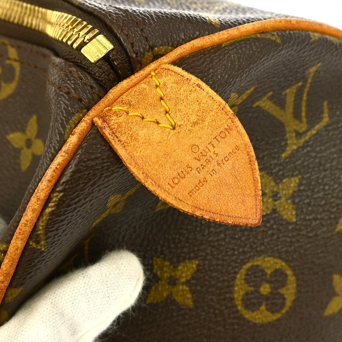 Louis Vuitton Keepall Bag Monogram Canvas Brown Canvas Travel Bag