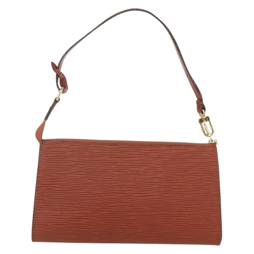 Louis Vuitton Pochette Accessoires Epi Leather Brown Leather Clutche & Pouche Bag