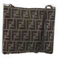 Fendi Vintage Shoulderbag Canvas Brown Canvas Shoulder Bag Bag