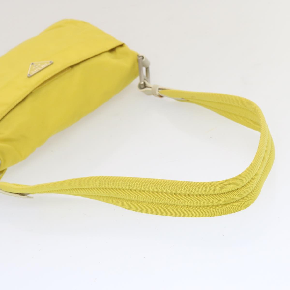 Prada Vintage Shoulder Bag Tessuto Yellow Nylon Shoulder Bag Bag