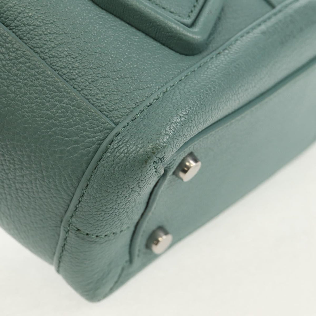 Bottega Veneta Arco Bag Maxi Intrecciato Leather Green Leather Handbag