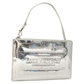 Louis Vuitton Pochette Plate Monogram Mirror Silver Patent_Leather Clutche & Pouche Bag