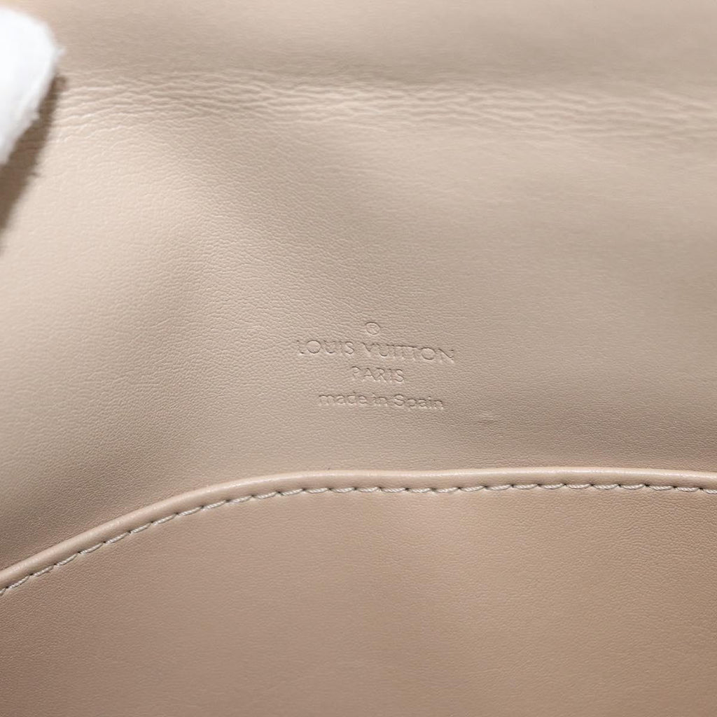 Louis Vuitton Thompson Street Handbag Monogram Vernis Beige Patent_Leather Shoulder Bag