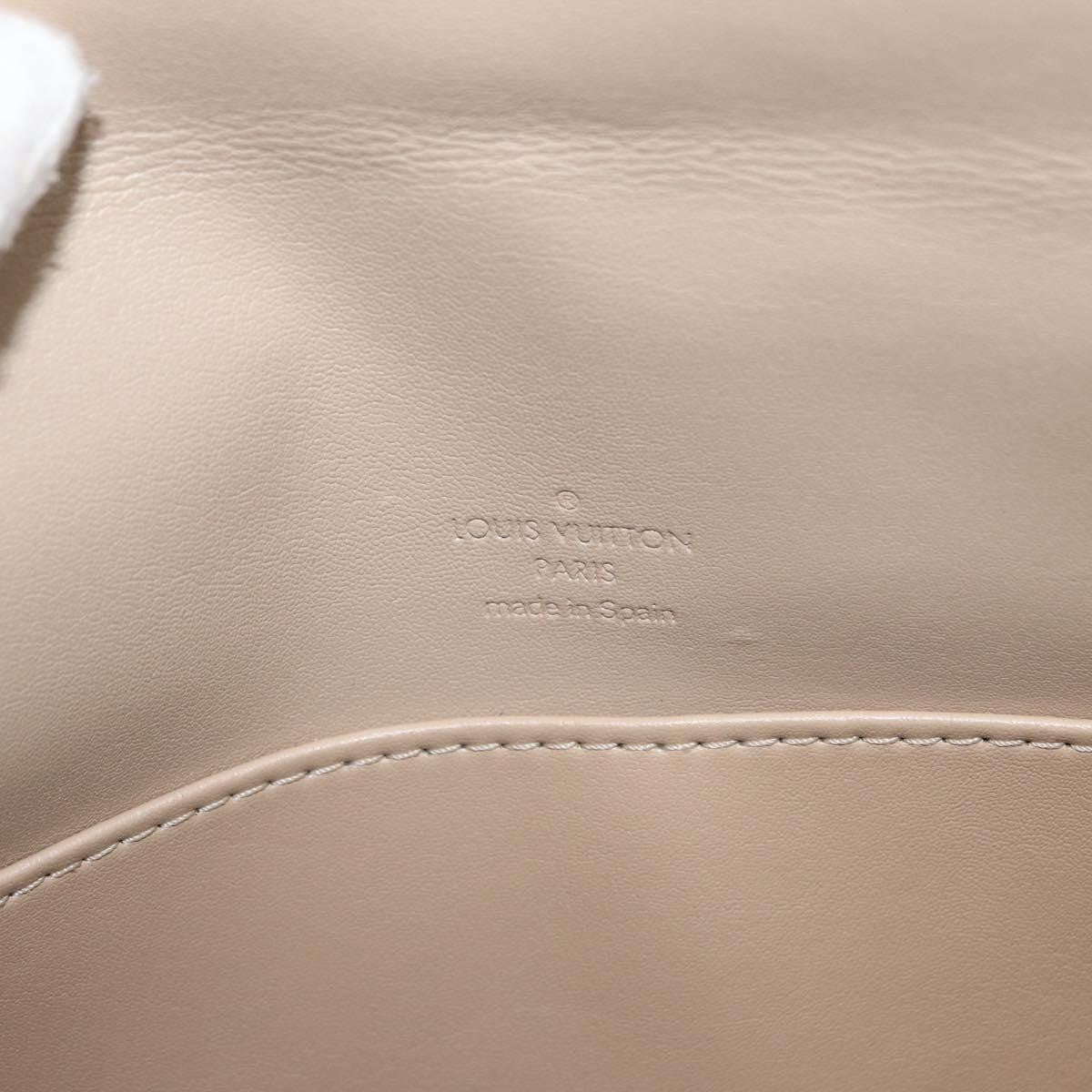 Louis Vuitton Thompson Street Handbag Monogram Vernis Beige Patent_Leather Shoulder Bag