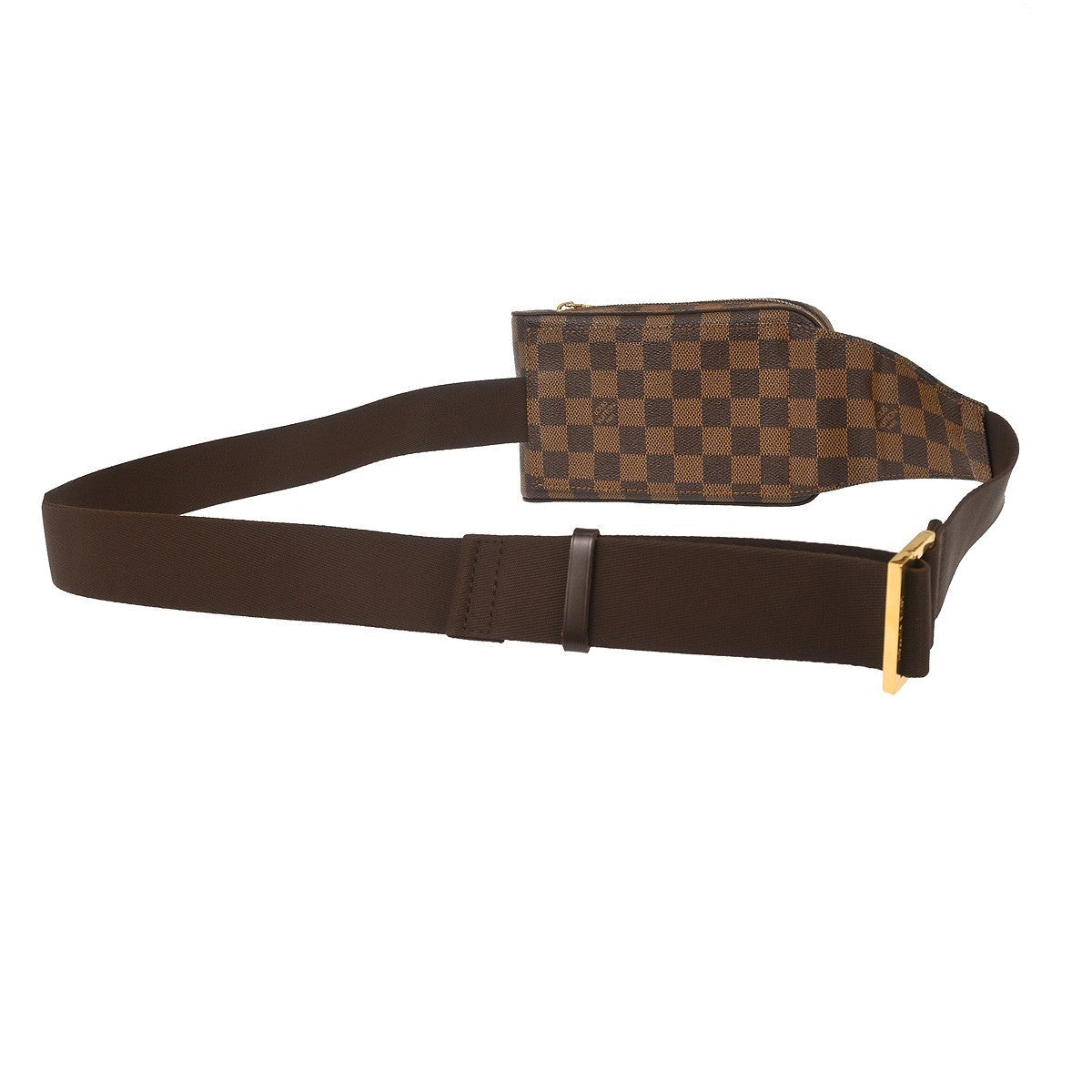 Louis Vuitton Geronimos Waist Bag Damier Brown Canvas Shoulder Bag