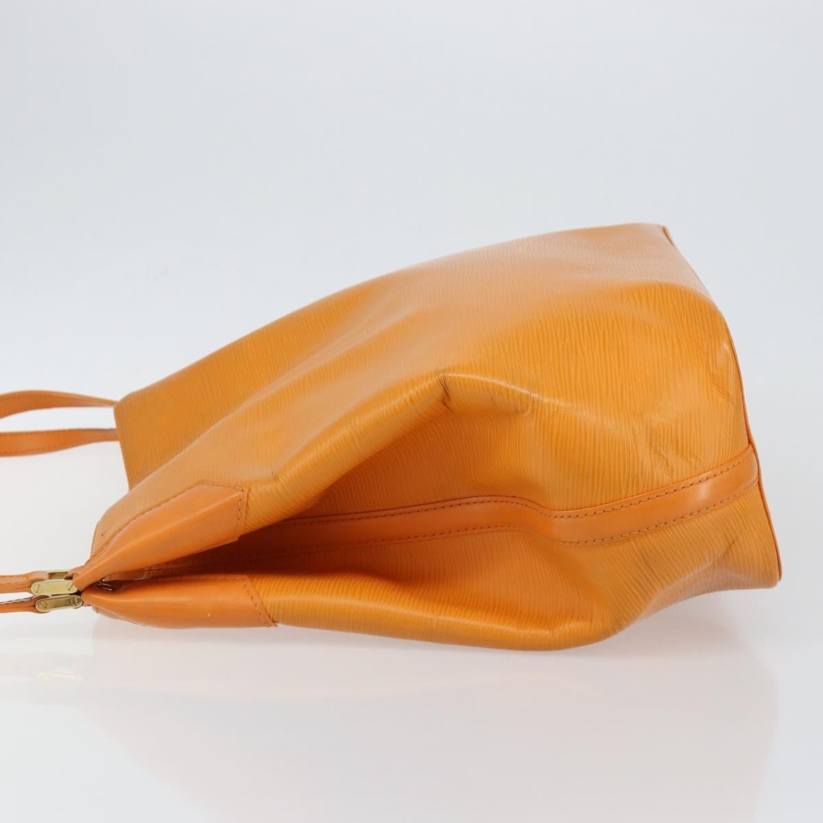 Louis Vuitton Mandara Handbag Epi Leather Orange Leather Shoulder Bag