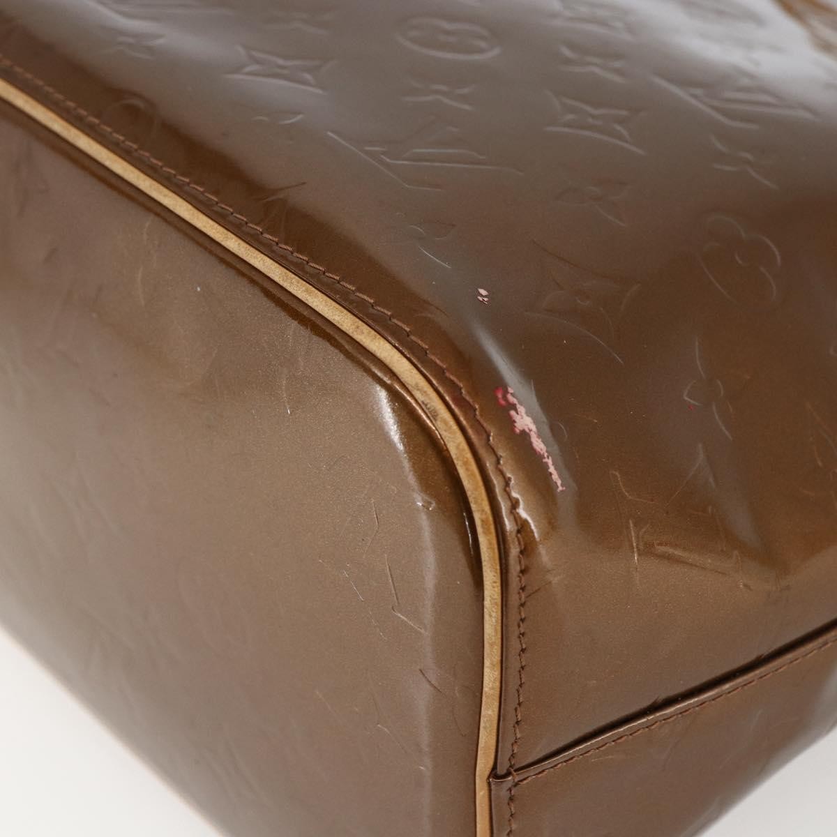 Louis Vuitton Houston Handbag Monogram Vernis Brown Patent_Leather Tote Bag